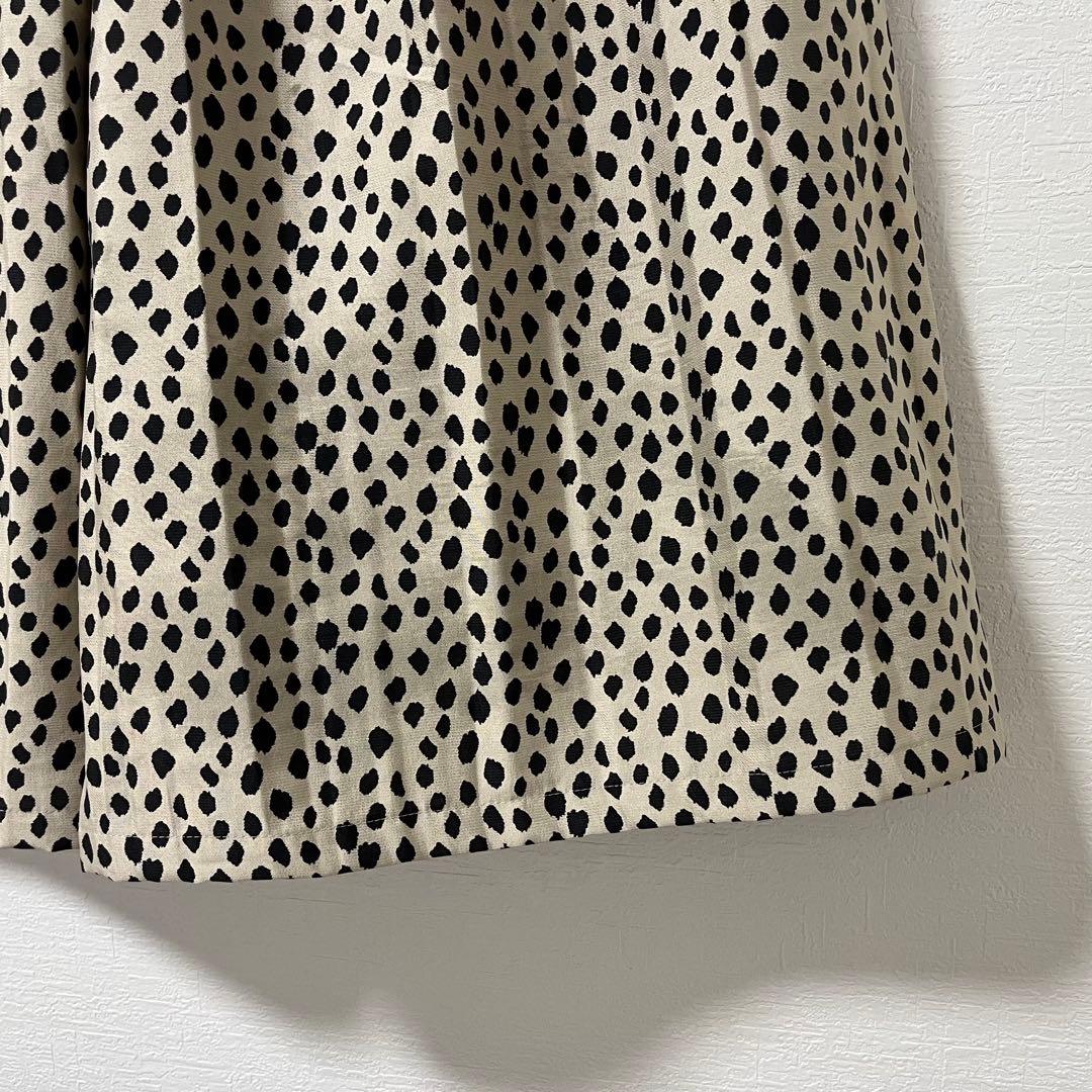 BEARDSLEY レオパードジャガードキュロット