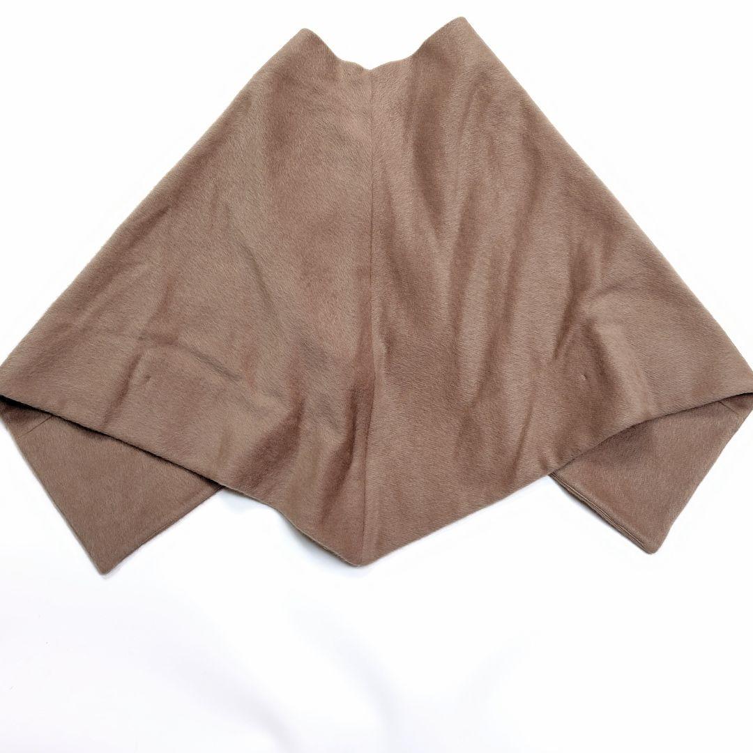 【完売品】美品 24AW JENNE 上質モヘヤケープコート キャメル ポンチョ