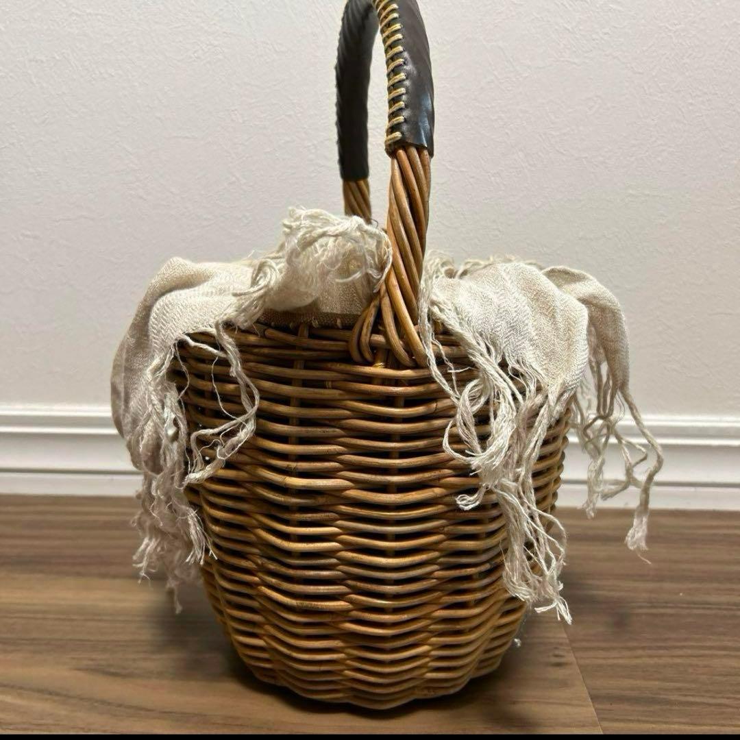 ebagos エバコス美品　一本手　紅籐 表ブライドルレザーネーム