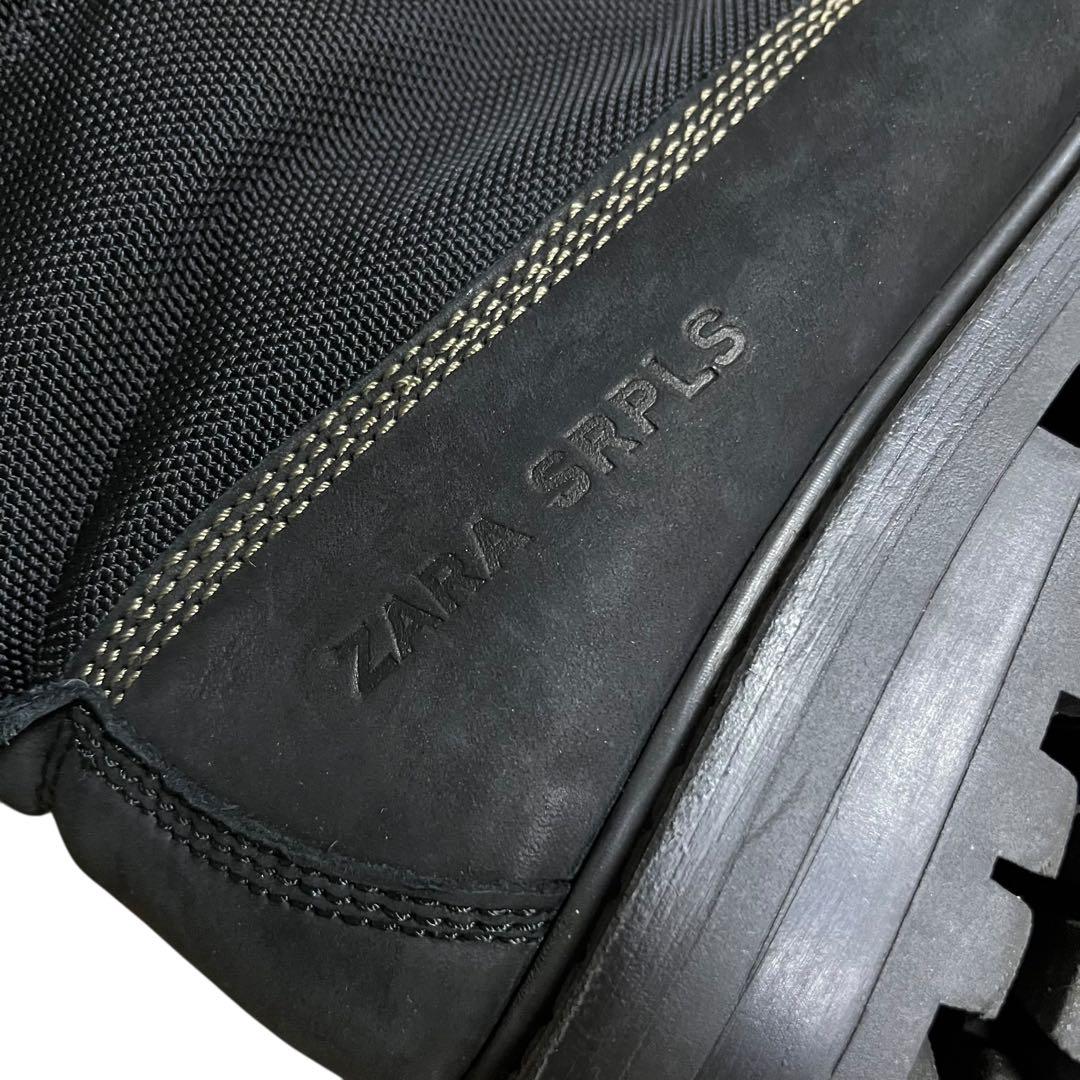 田中 野夫⭐️希少モデル⭐️ ザラサープラス コンバットブーツ 黒 レザー本革