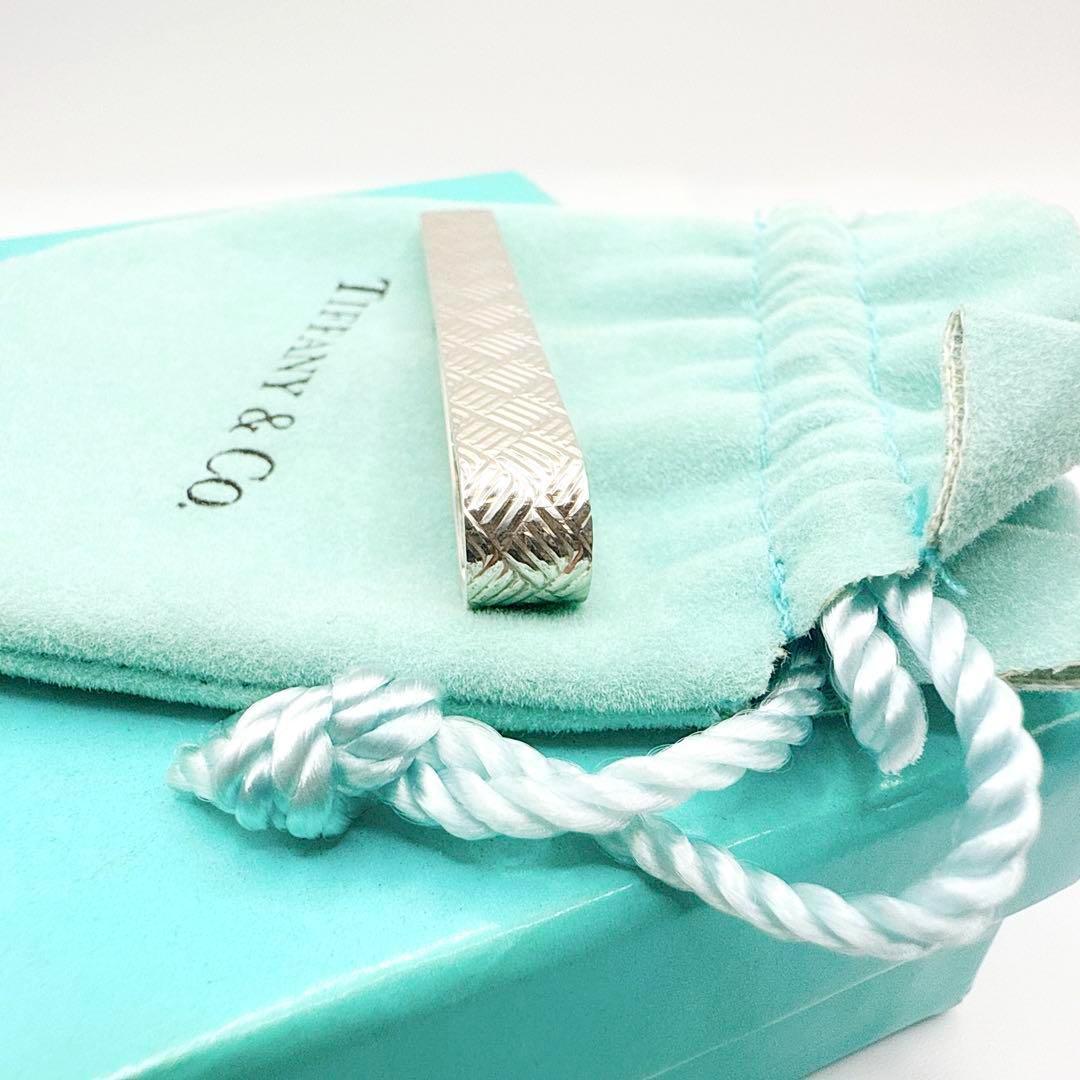 2701-2 【保存箱付き】Tiffany タイピン 紳士服 シルバー925