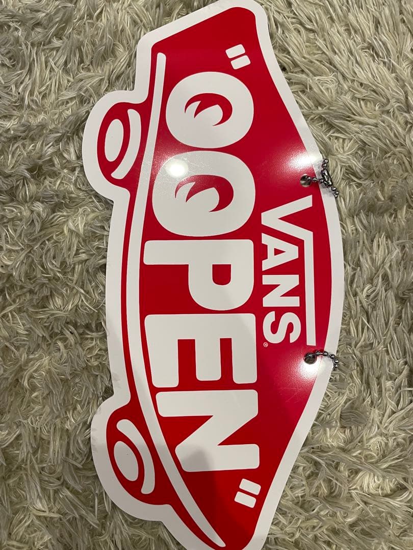 VANS オープン・クローズドプレート