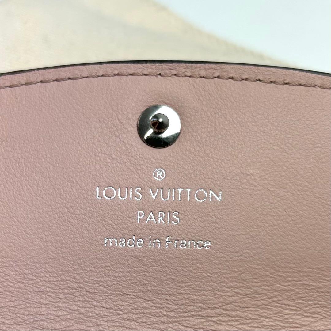 鑑定済 ルイヴィトン マヒナ ピンク キーケース 4連