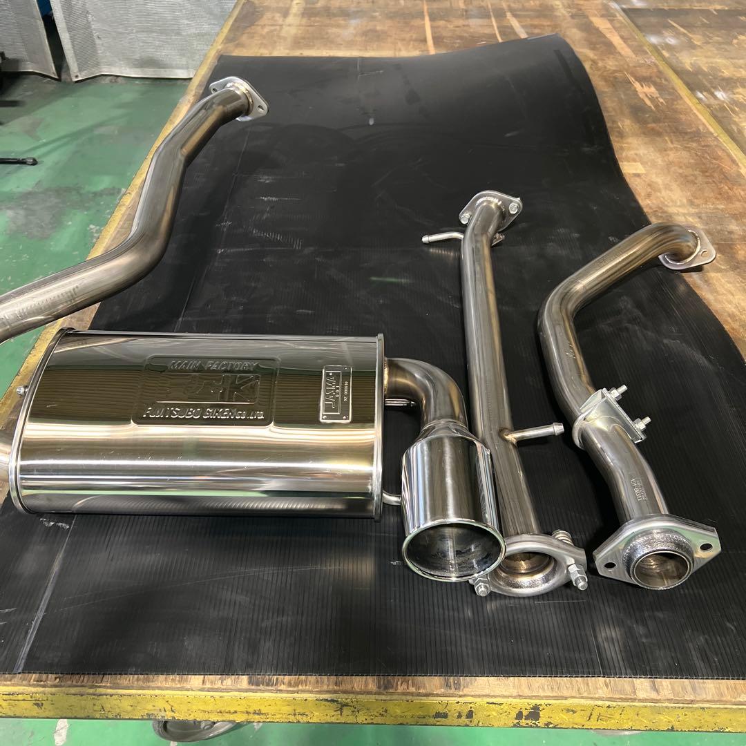 フジツボ ステンレス マフラー JASMA認証 カプチーノ