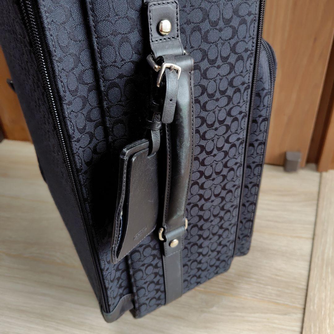 コーチ　シグネチャーストライプ　キャリーケースとトートバッグのセット