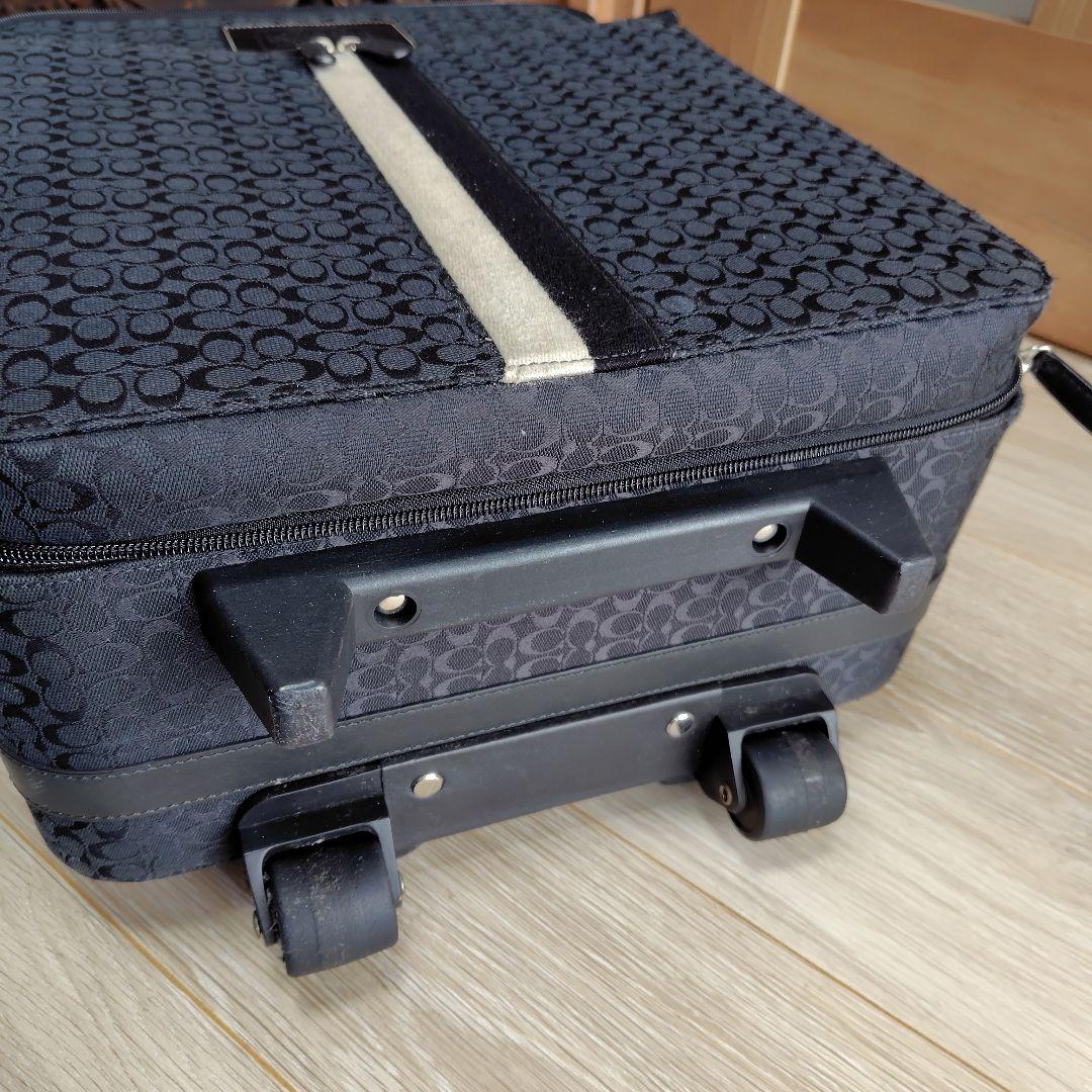 コーチ　シグネチャーストライプ　キャリーケースとトートバッグのセット