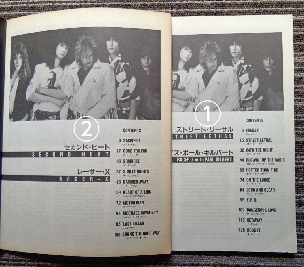 Racer X スコア レーサーX 楽譜 ポール・ギルバート