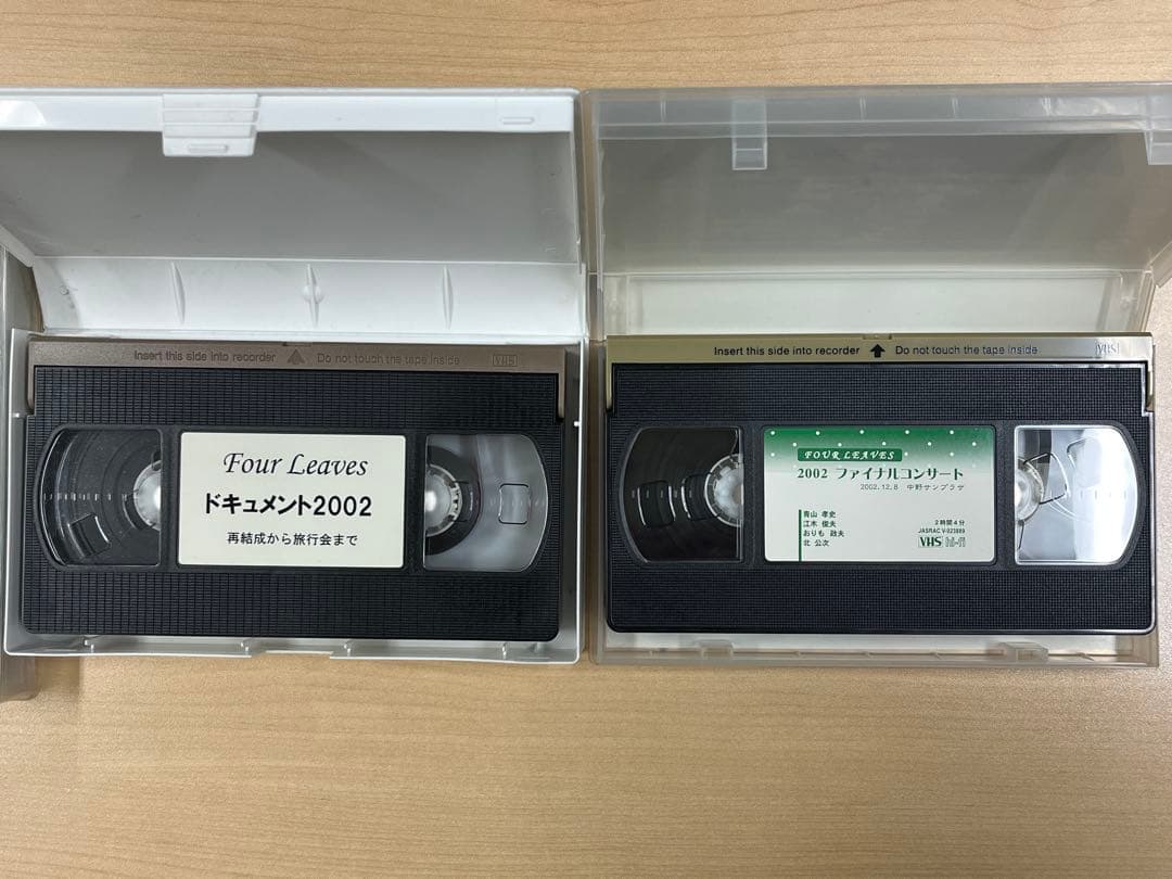 フォーリーブス　ファイナルコンサート　VHS サイン付　デッキ付き