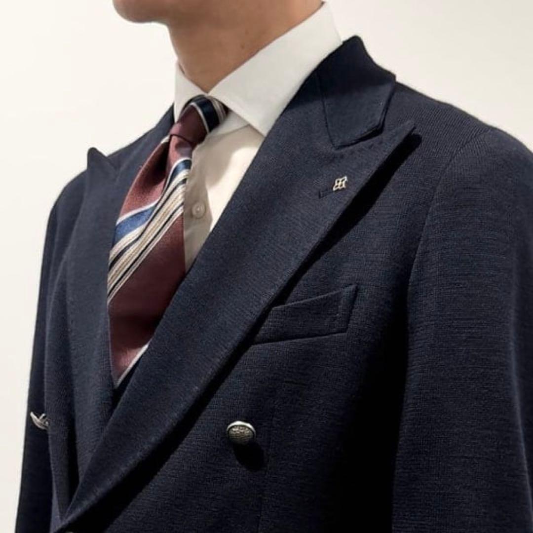 Brilla タリアトーレ / ニット ダブルブレスト ブレザー