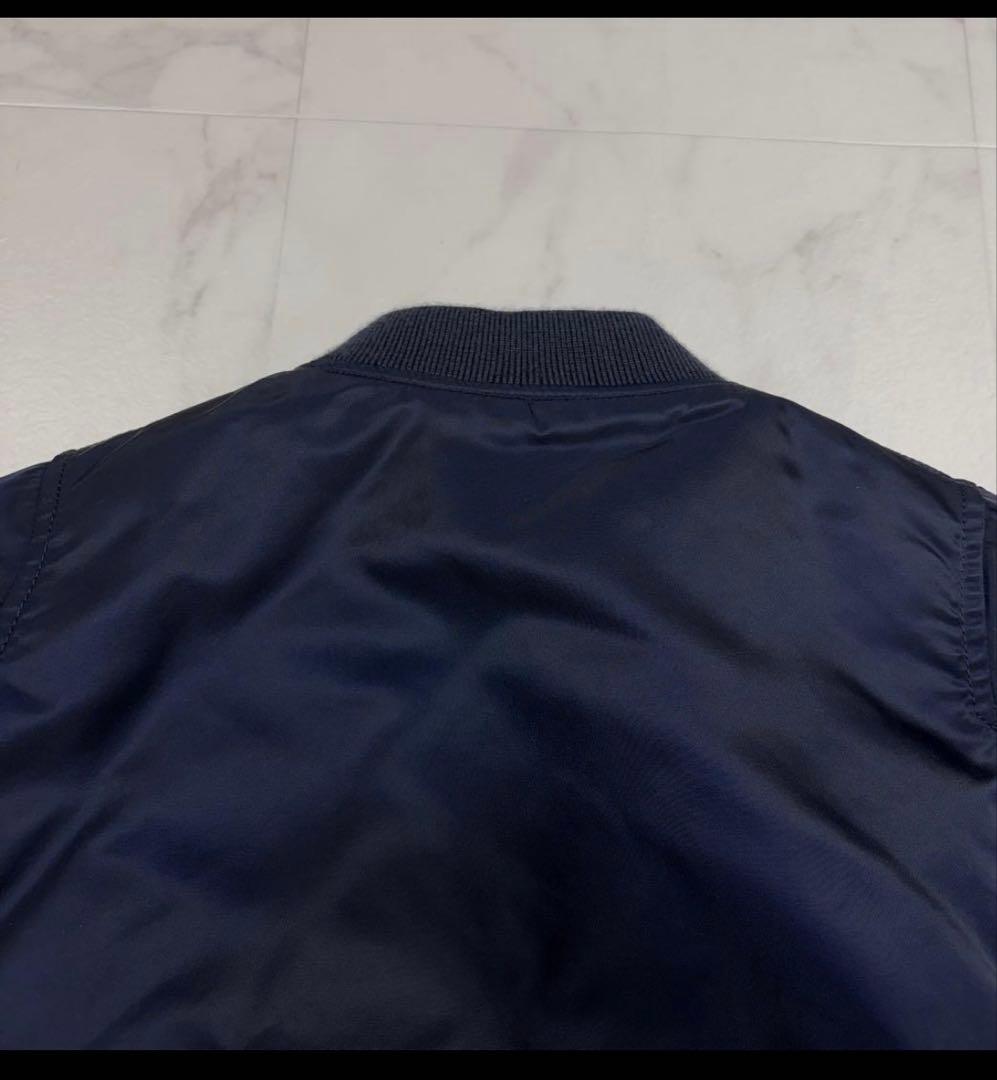 AVIREX MA-1 フライトジャケット　紺色　S ミリタリー　ボンバー