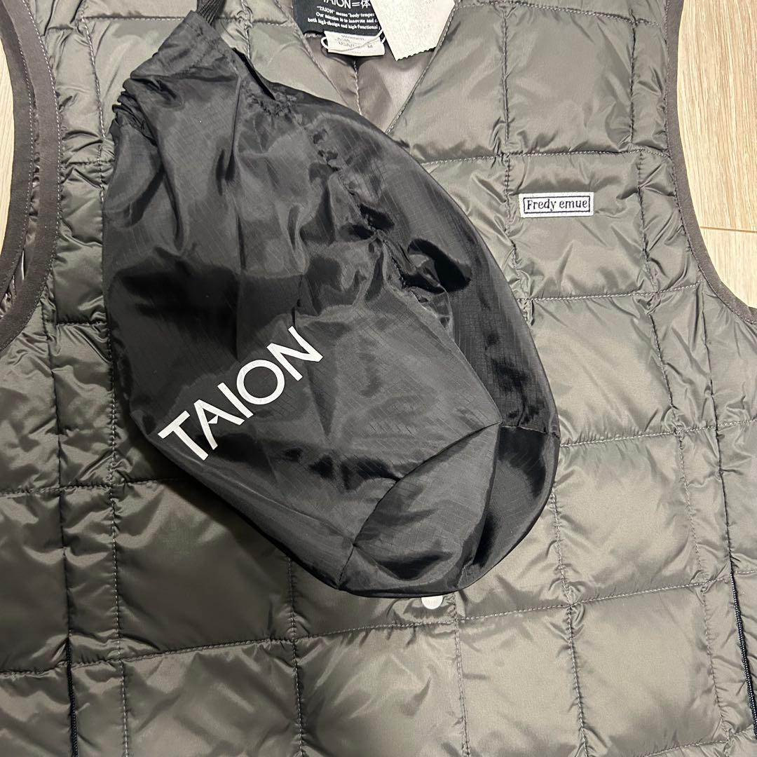 TAION×fredy emue ダウンベスト　ロングダウンベスト　ジレ
