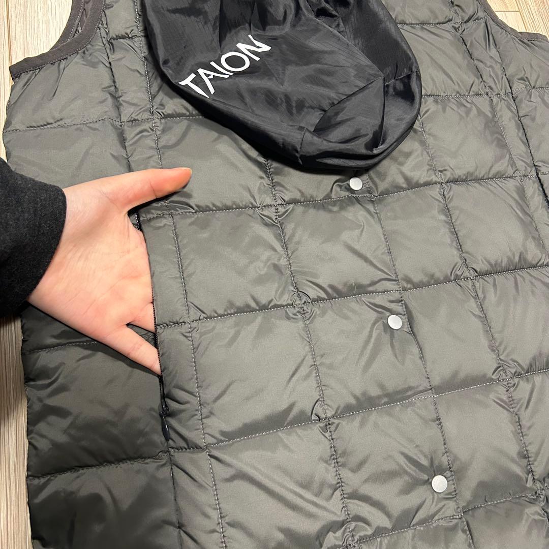 TAION×fredy emue ダウンベスト　ロングダウンベスト　ジレ