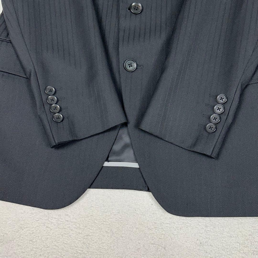 美品☆ティノラス ビジネススーツスリーピースセットアップ ダブルブレストベスト