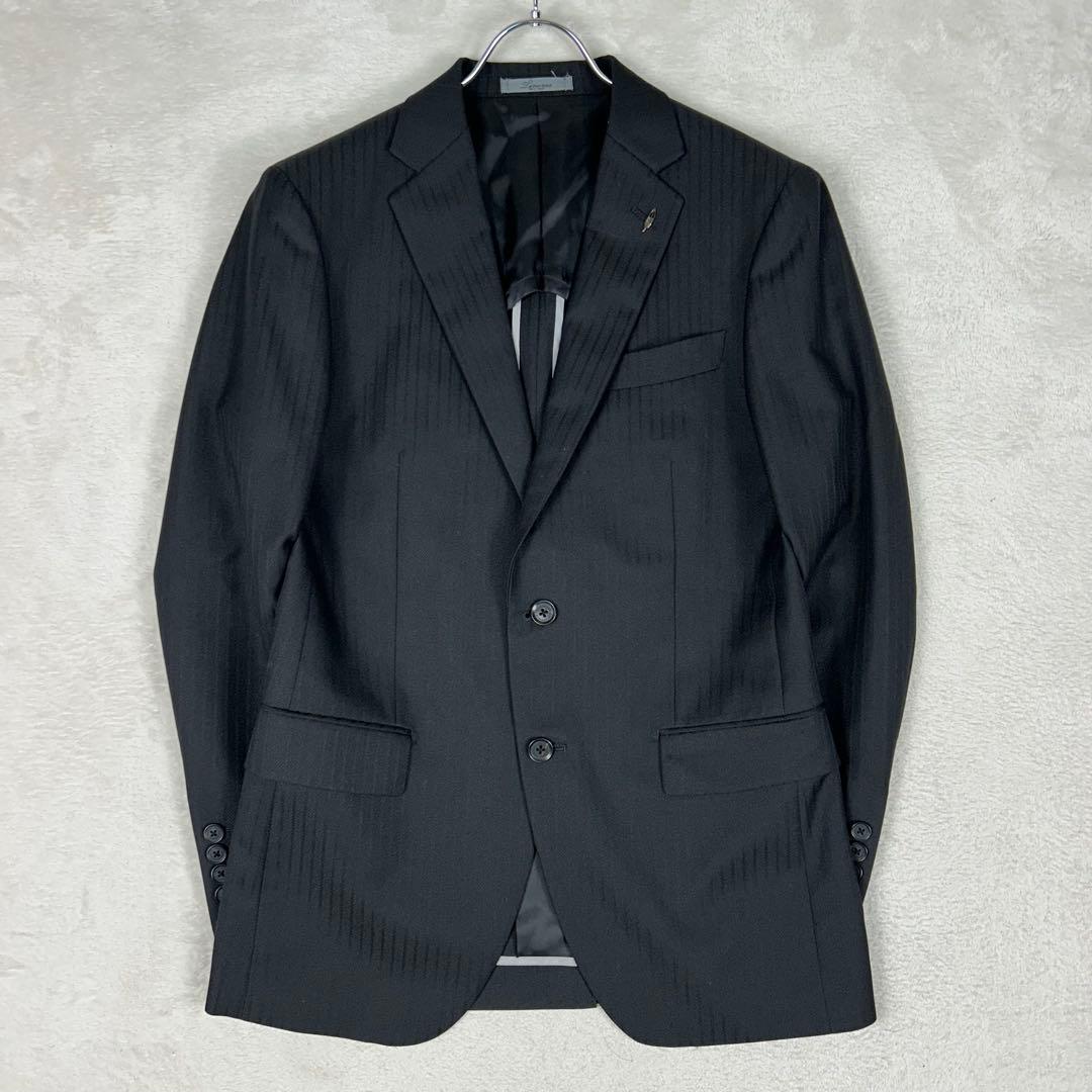 美品☆ティノラス ビジネススーツスリーピースセットアップ ダブルブレストベスト