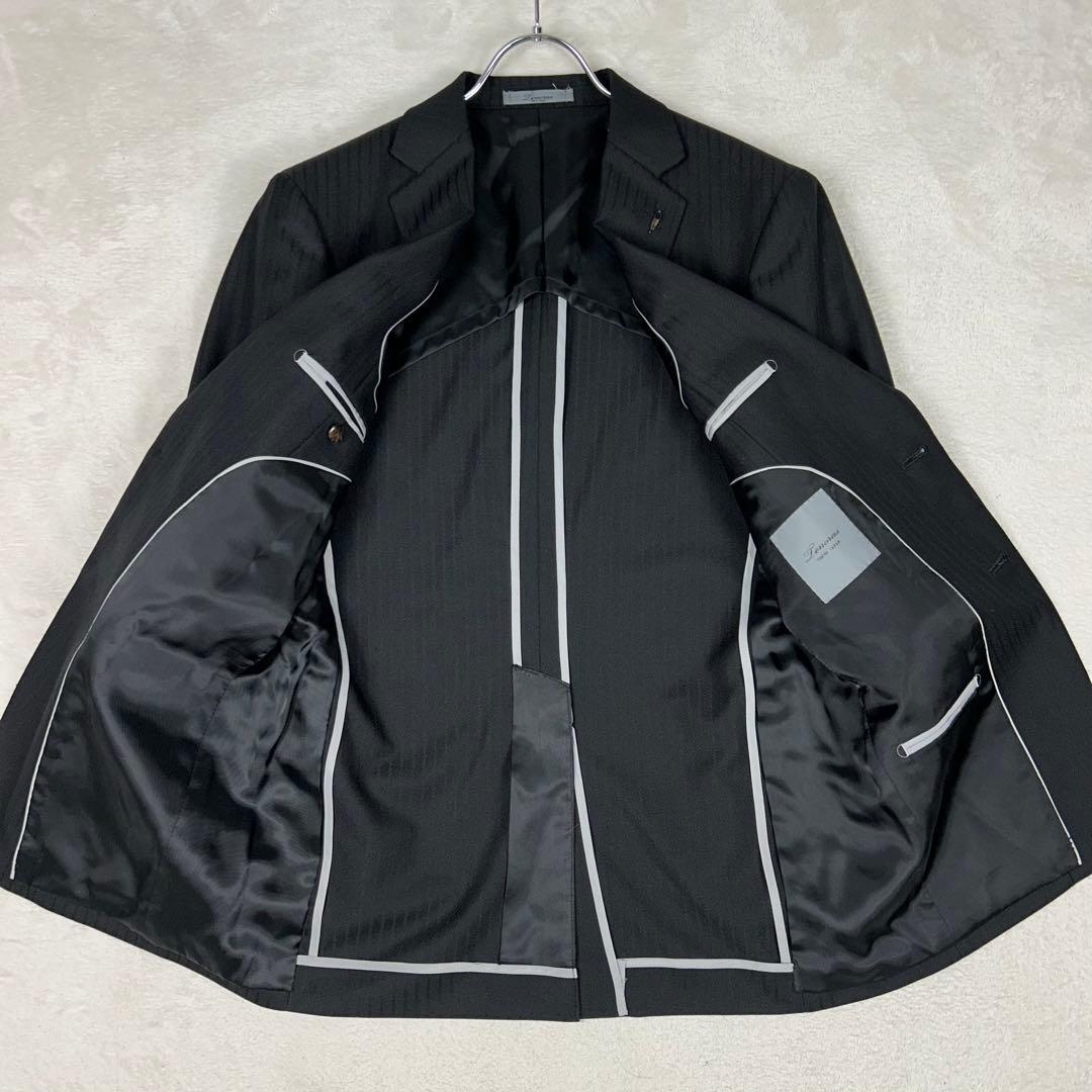 美品☆ティノラス ビジネススーツスリーピースセットアップ ダブルブレストベスト