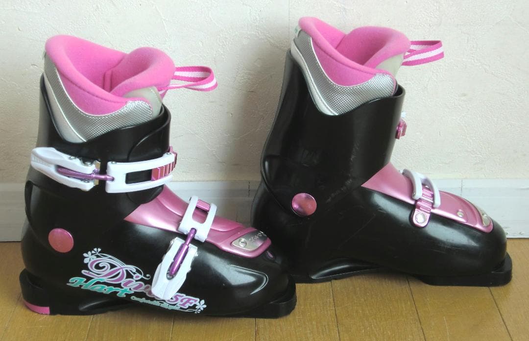 ■■送料無料■Hart■子供用スキーセット■板117/靴22■WAX済■女の子■