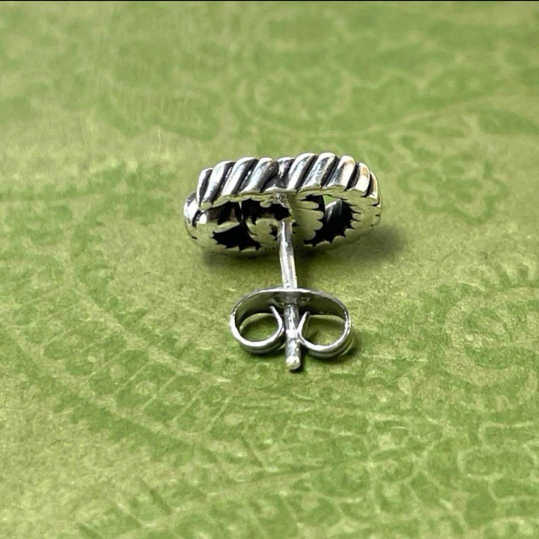 GUCCIグッチ マーモントGG ツイストピアス片耳　希少　燻　箱付き