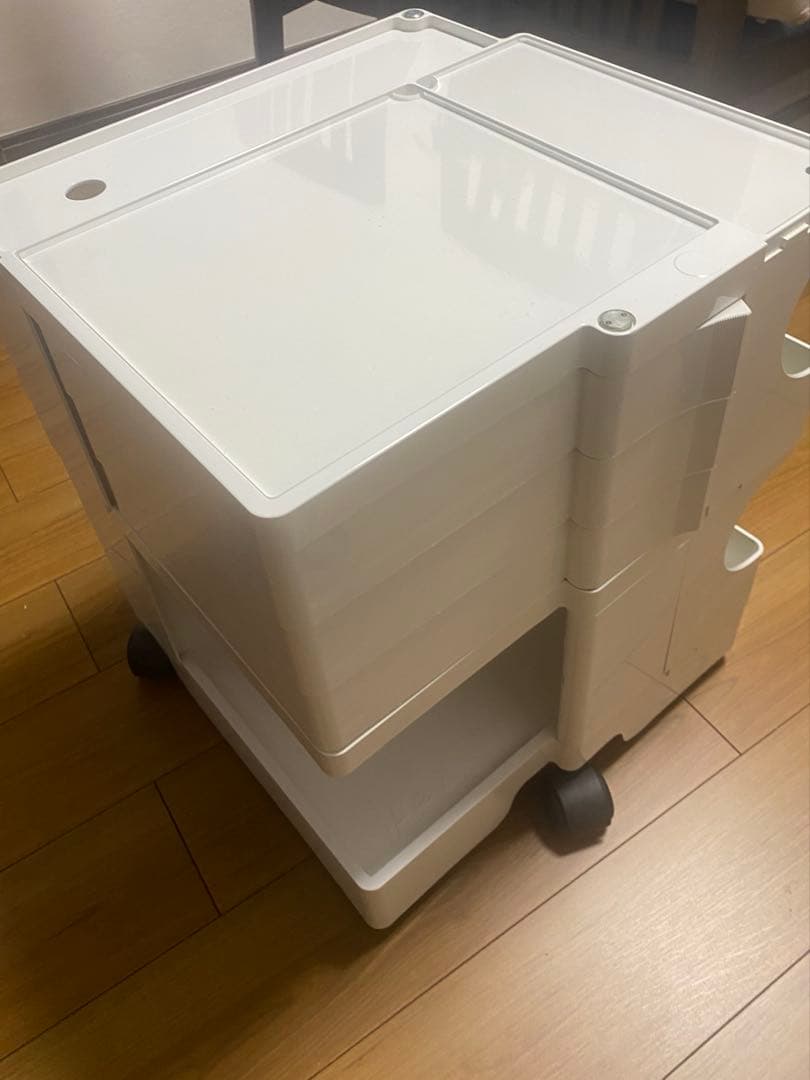 B-LINE ボビーワゴン2段3トレイ(WH)