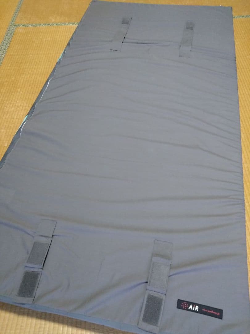 西川 エアー マットレス シングル 波形 ライトグリーン 足まくら付き