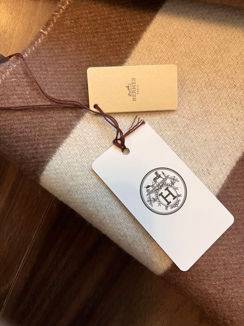 ◾️しー◾️HERMES マフラー（サングル・ア・ブックル）新品未使用