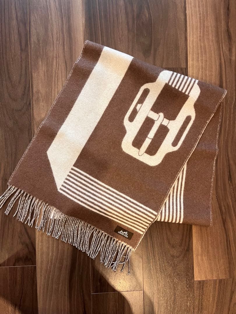 ◾️しー◾️HERMES マフラー（サングル・ア・ブックル）新品未使用