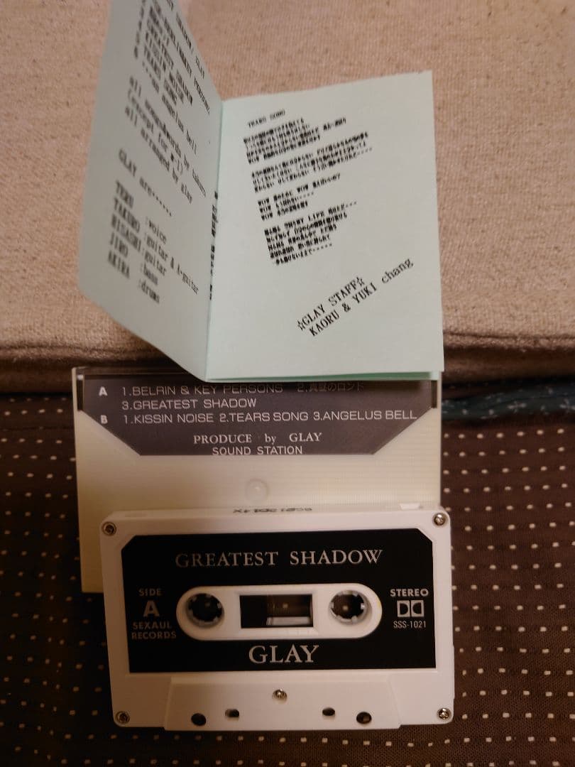 u*様 GLAY GREATEST SHADOW デモテープ　初回盤