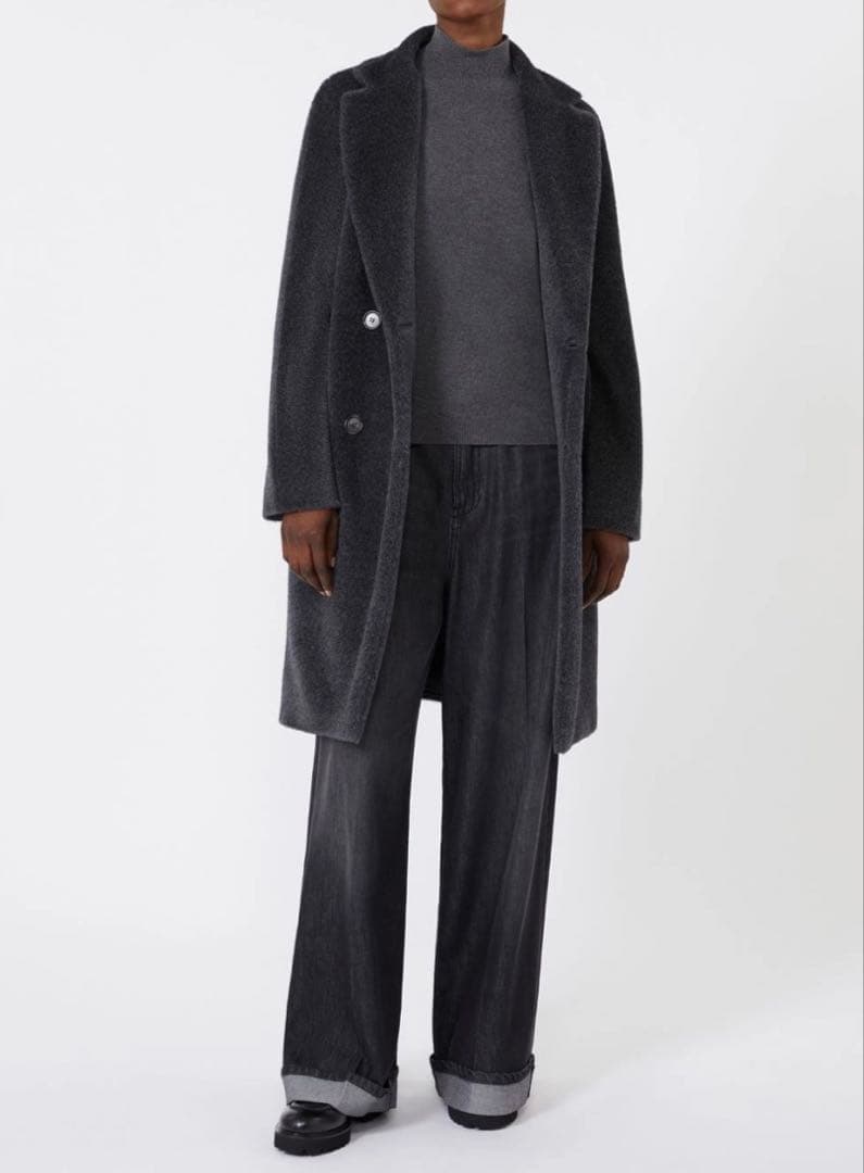 ★美品★マックスマーラ S MaxMara テディコート★ブラック★