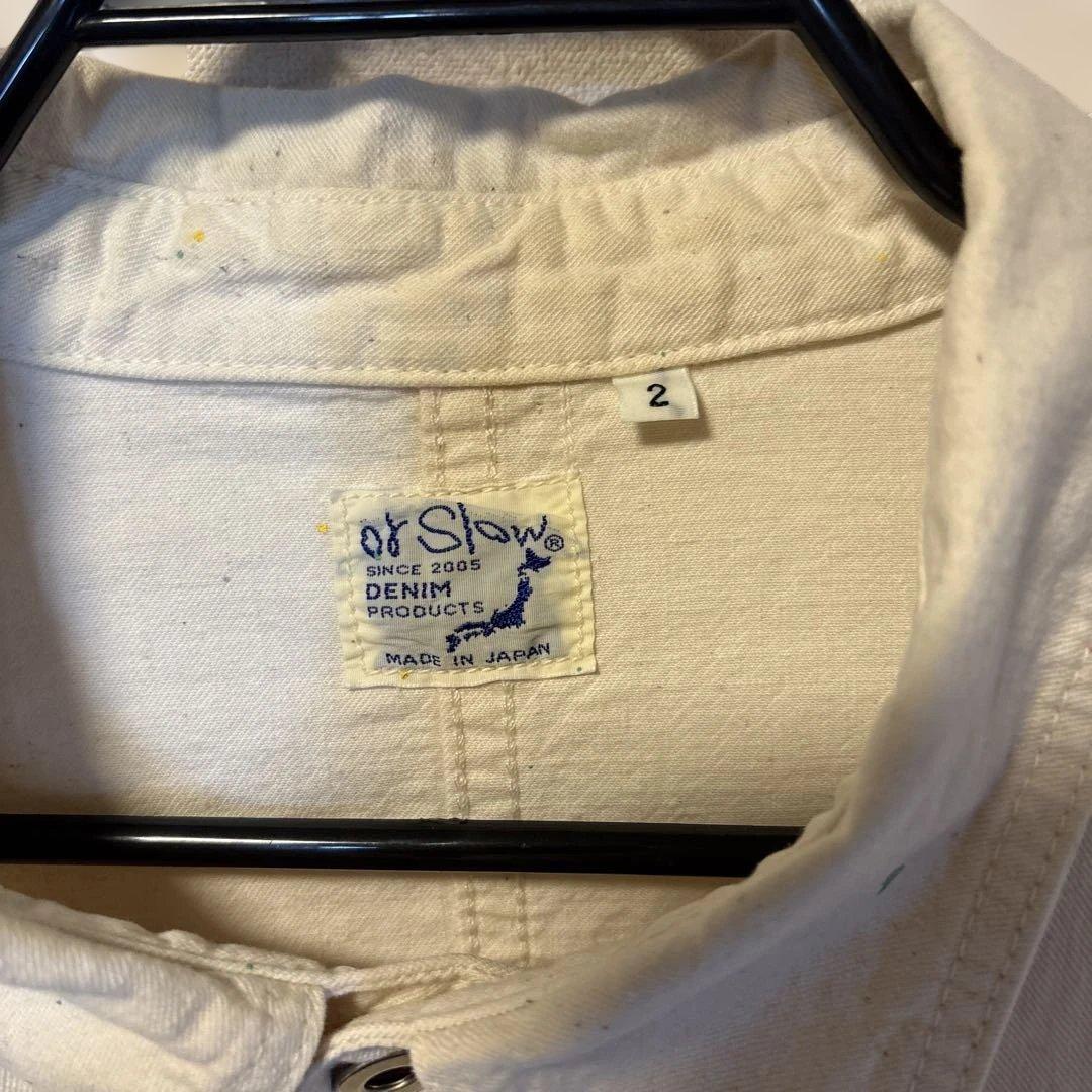 Slop ホワイト カバーオール サイズ2