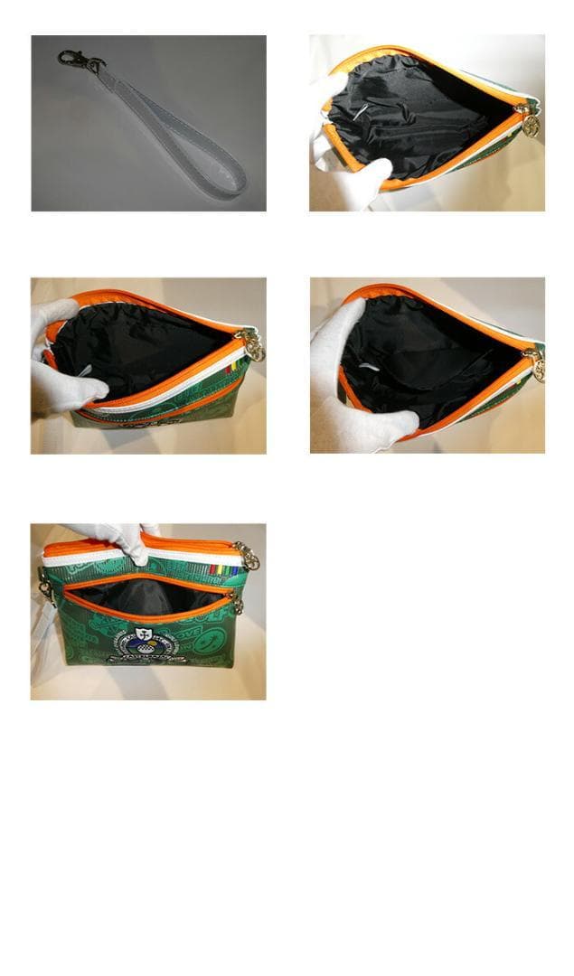 カステルバジャック ゴルフ ポーチ 7233381309 グリーン