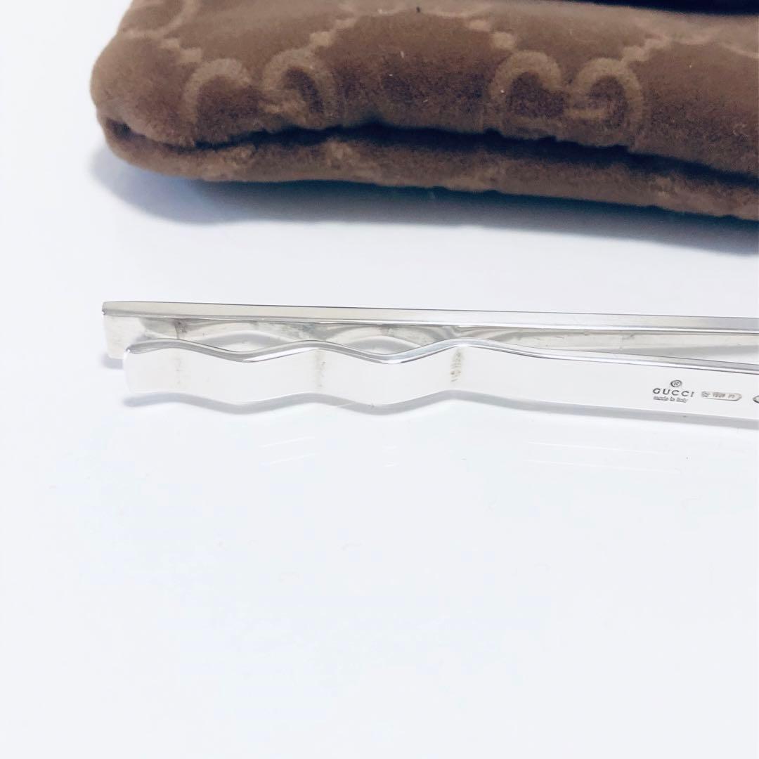 GUCCI Gロゴ ネクタイピン ダイバー シルバー J251002
