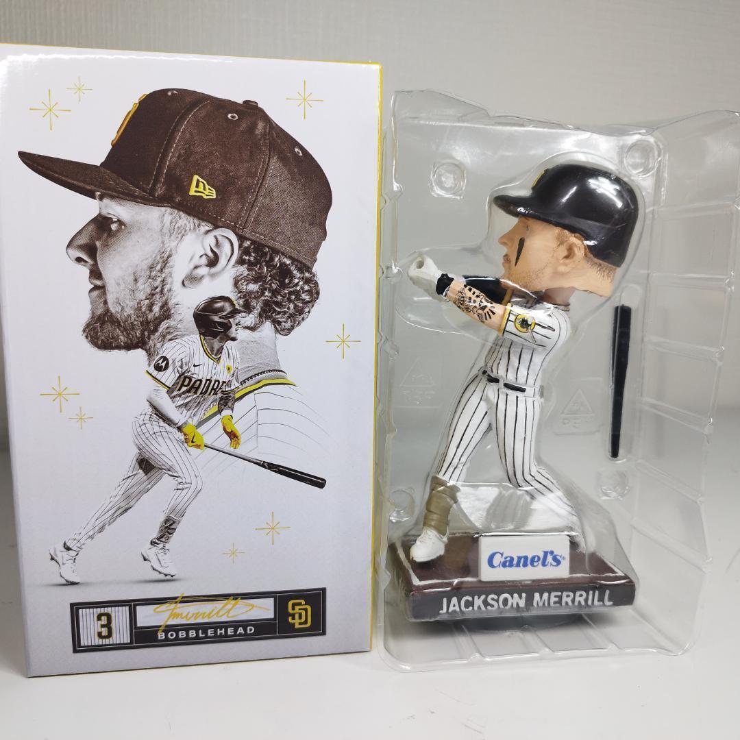 ジャクソン メリル ボブルヘッド 新品 非売品 2025 パドレス 首 IObb