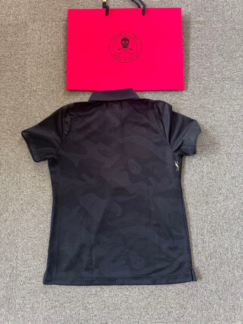 新品未使用　MARK & LONA シアー袖半袖ポロシャツ