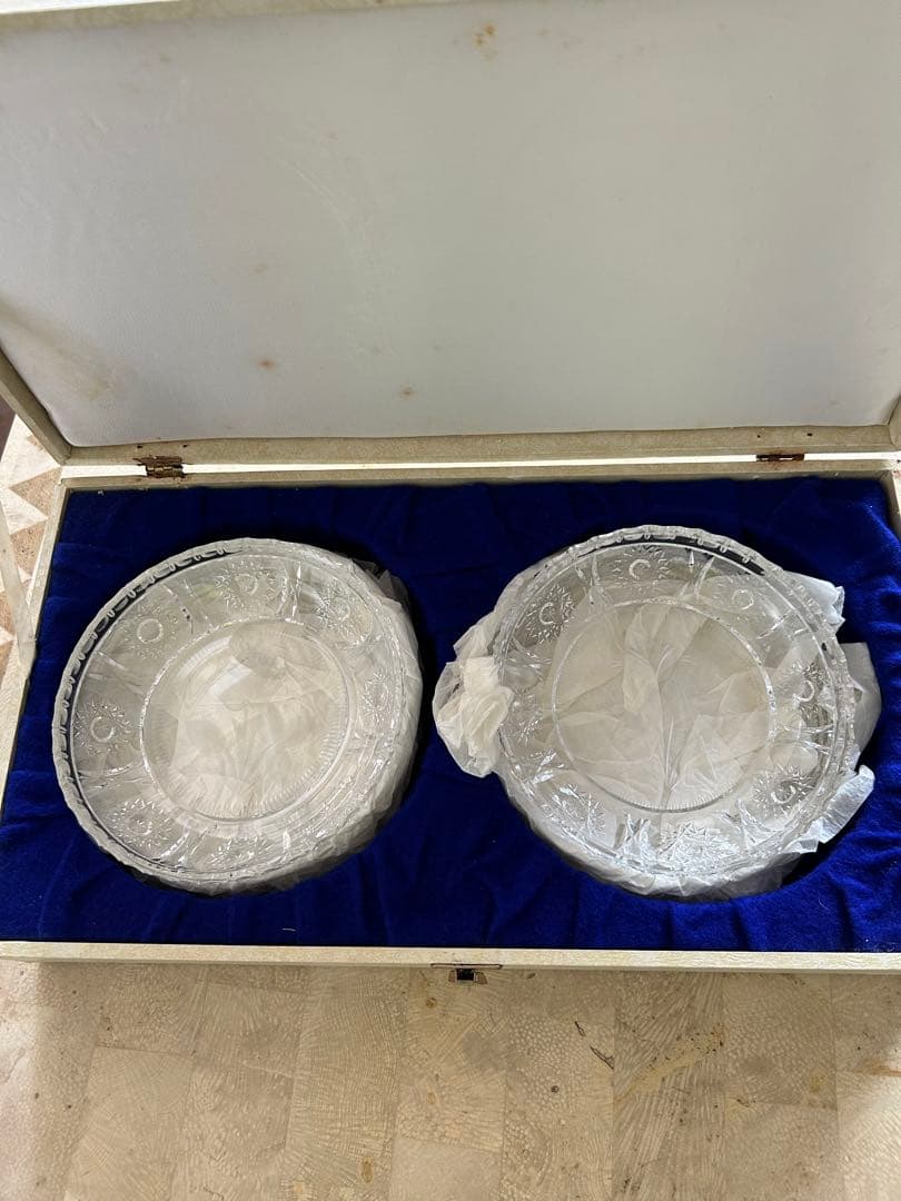 ドレスデン　クリスタルプレート6セット