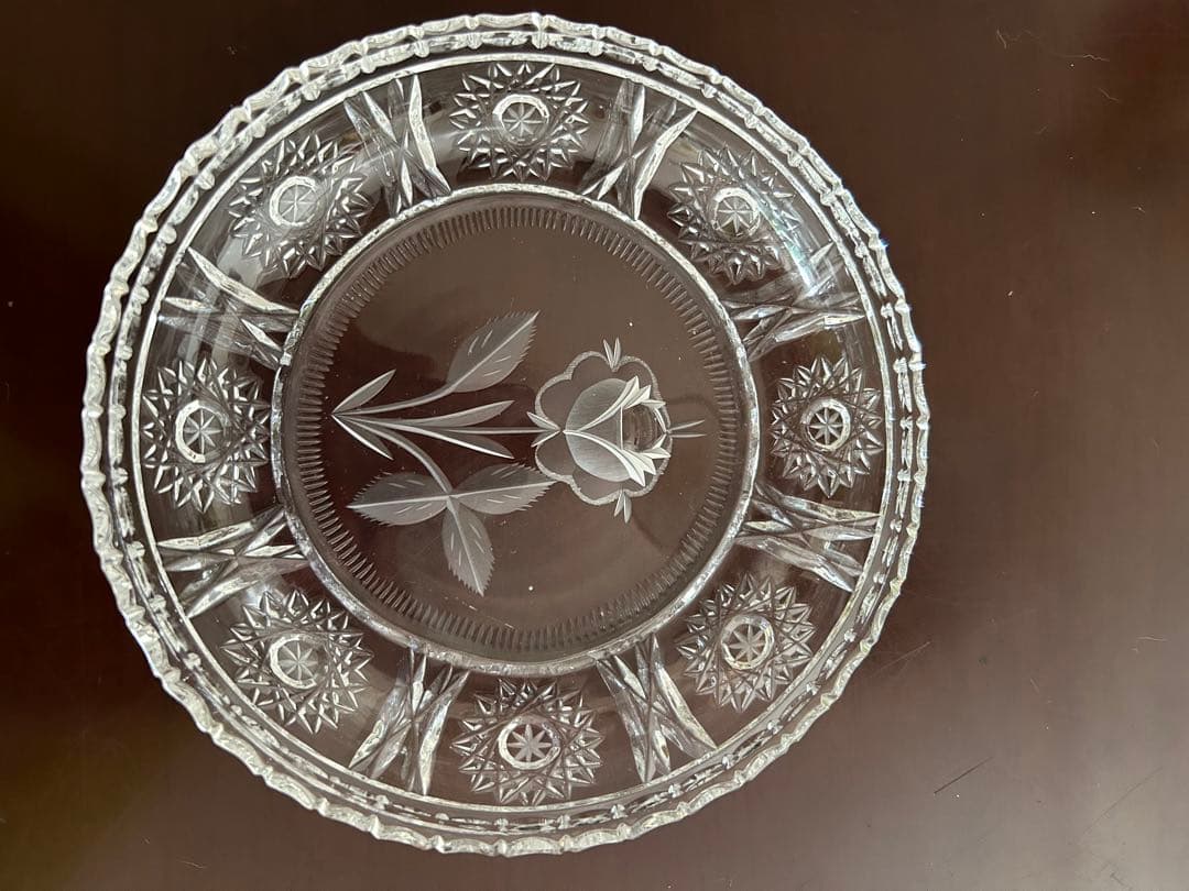 ドレスデン　クリスタルプレート6セット