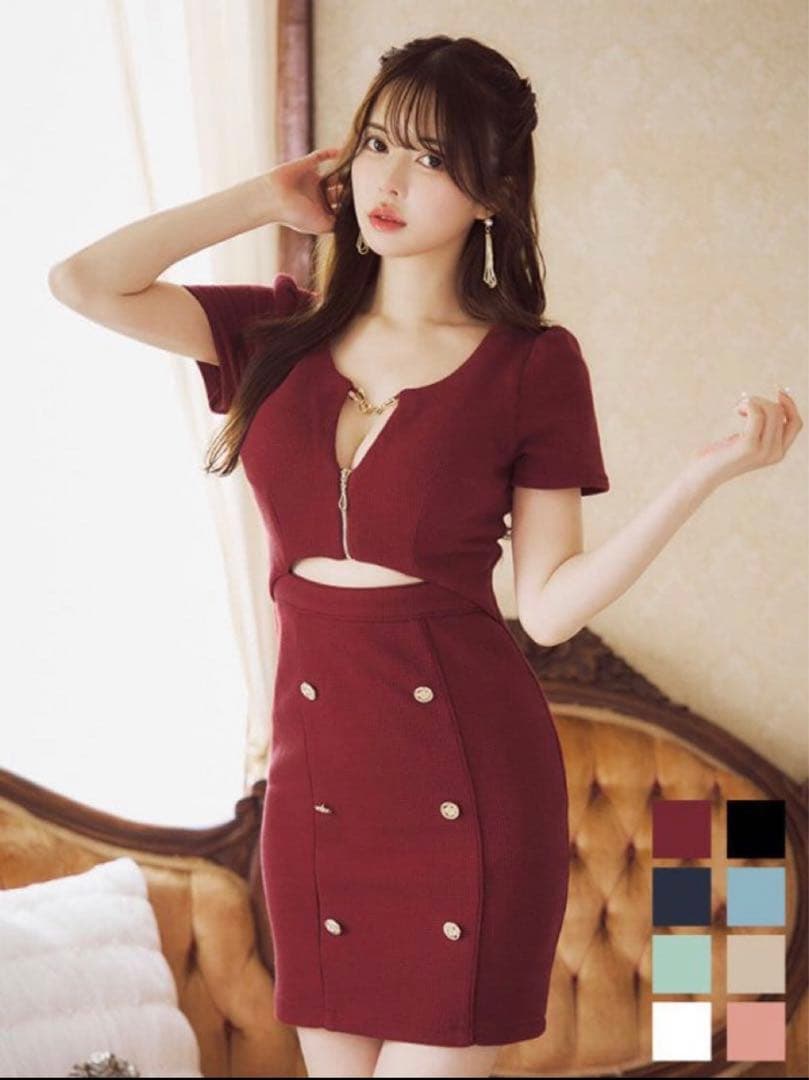 キャバドレス Jewels 赤 レッド