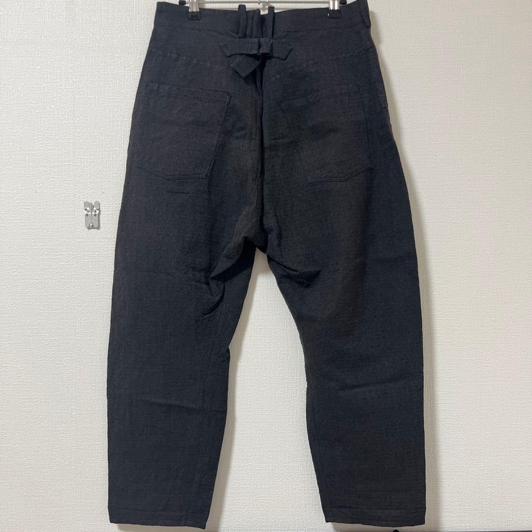ARAKI YUU 22ss Curved Cropped Pants サイズ1