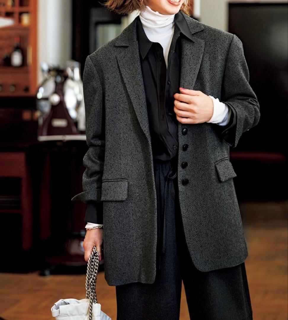 UNFILO リングツイードジャケット S