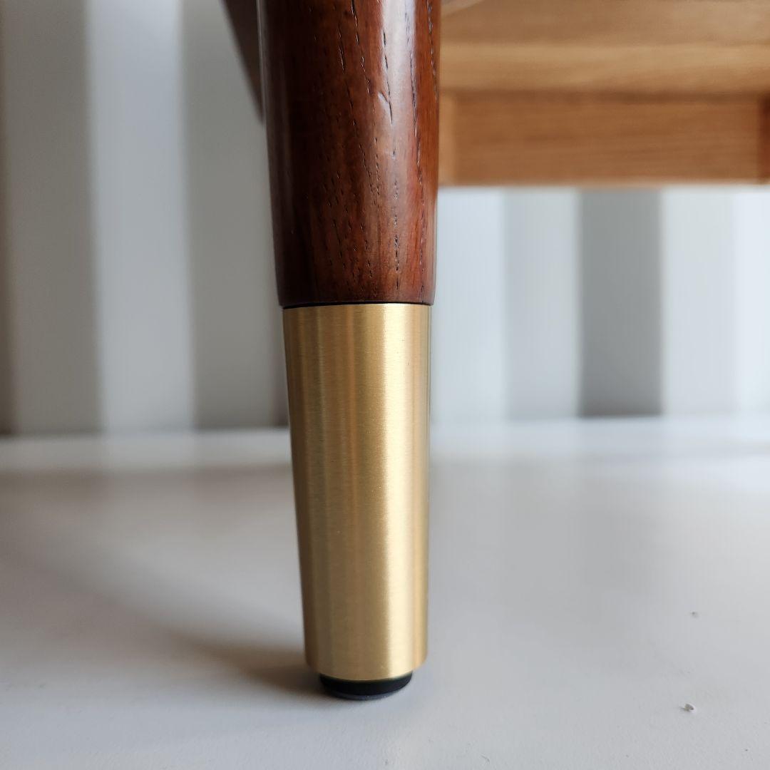 美品　MU RONG サイドテーブル アメリカオークウッド ナイトテーブル