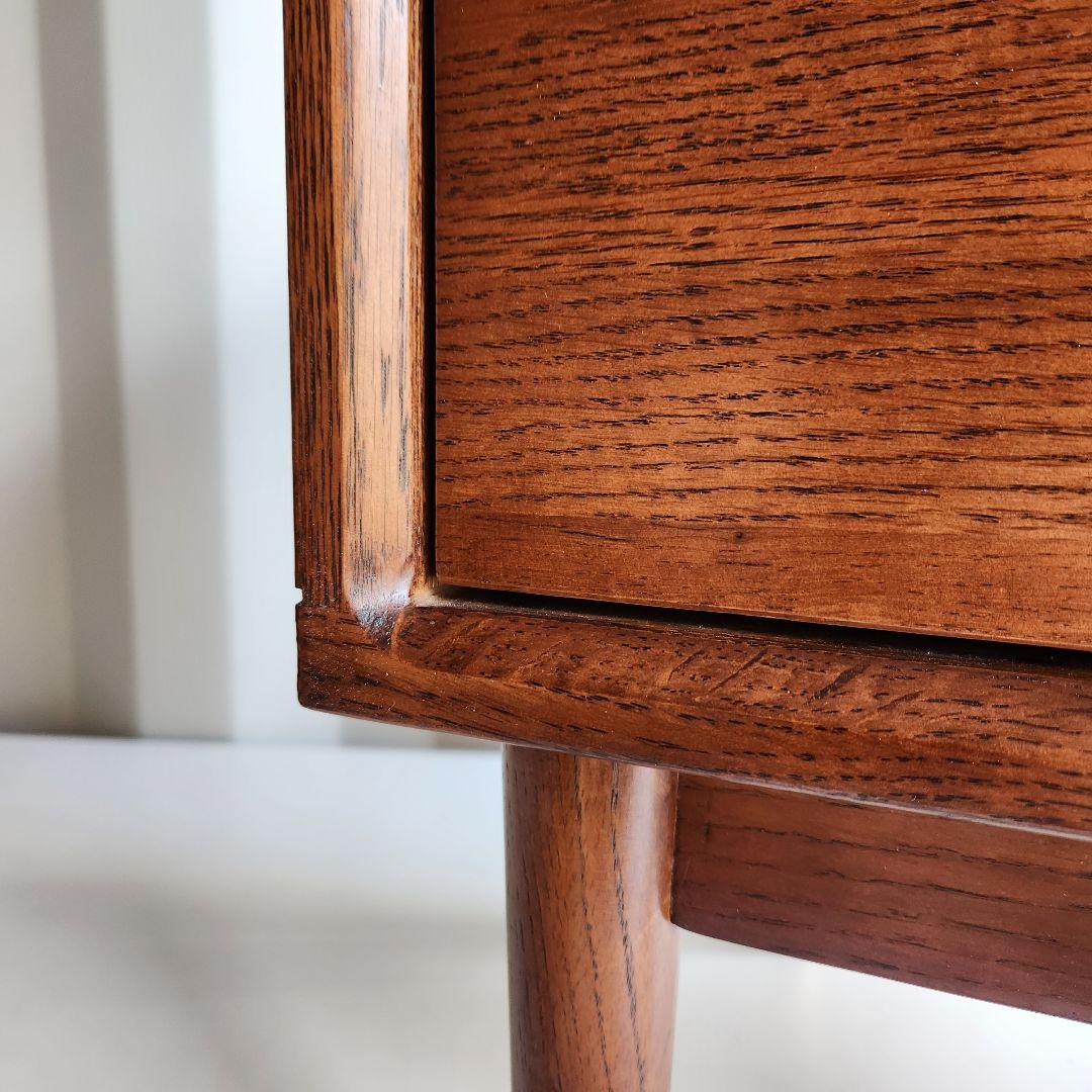 美品　MU RONG サイドテーブル アメリカオークウッド ナイトテーブル