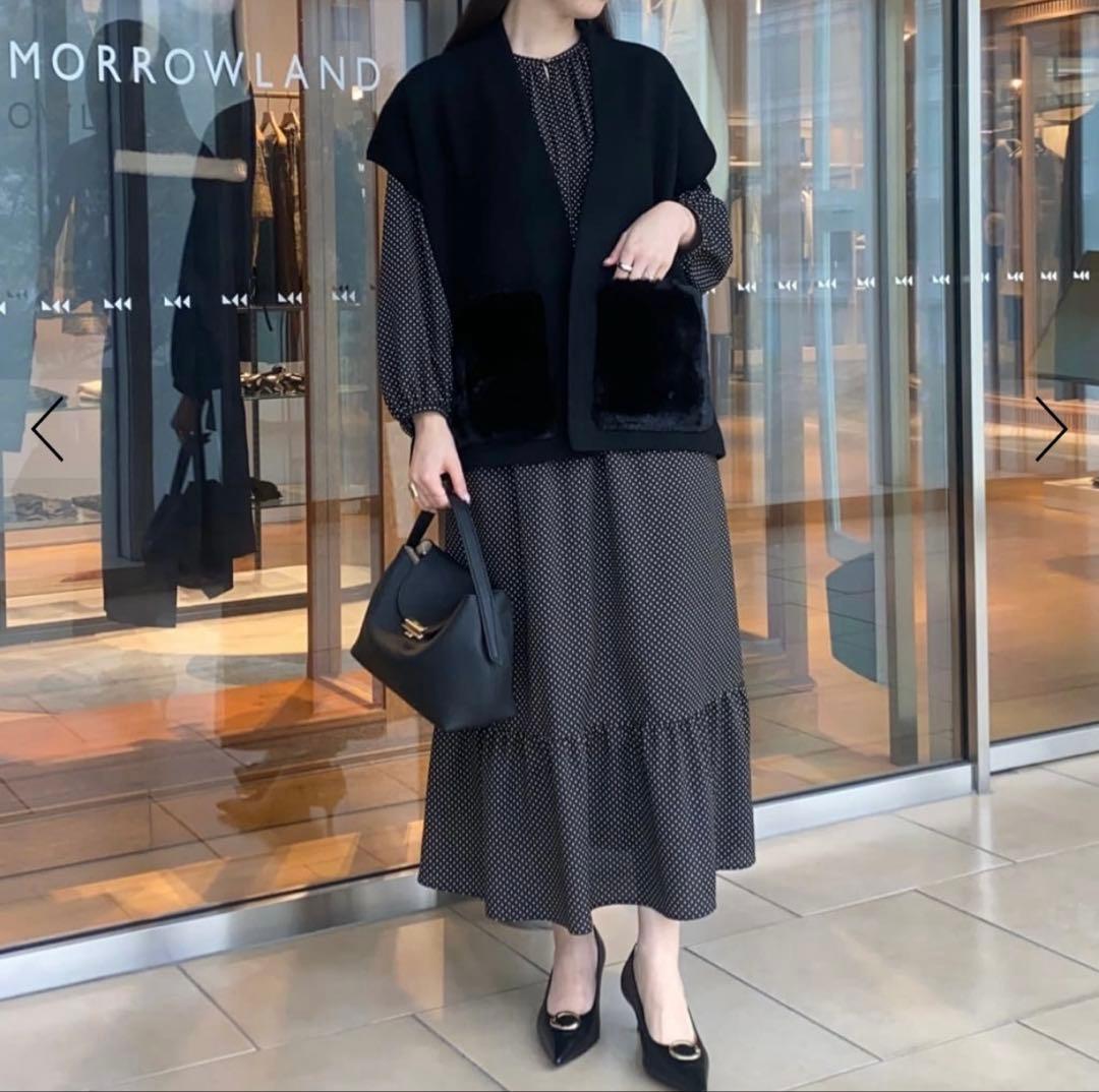 トゥモローランド ミラノリブ ショートスリーブカーディガン　アローズ