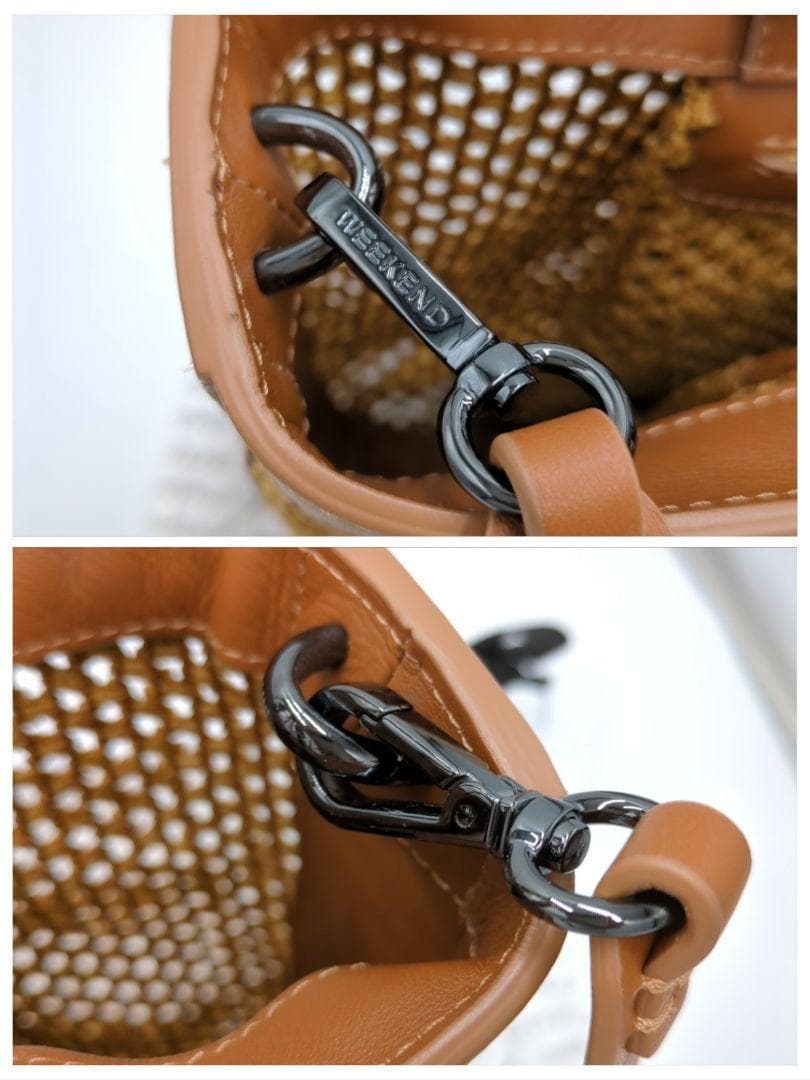 【極美品】WEEKEND Max Mara かごバッグ　バンブー　2wayバッグ