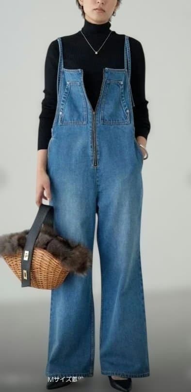 週末限定値下げ‼️タイムセール✨Loungedress　デニムオールインワン