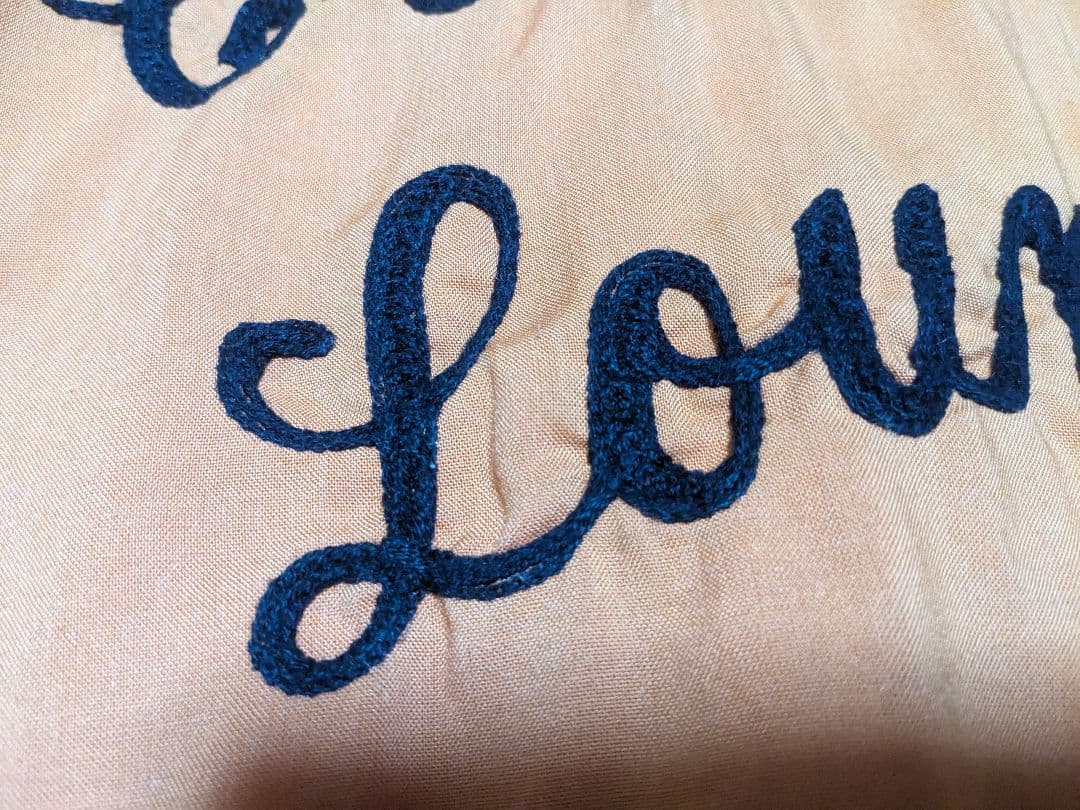 60's　ヴィンテージ　キングルイ　ボーリングシャツ　チェーンステッチ