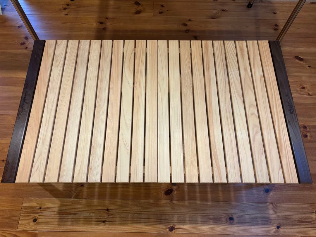 国産ヒノキ使用 折り畳みテーブル ホールアース スノーピーク 新品未使用