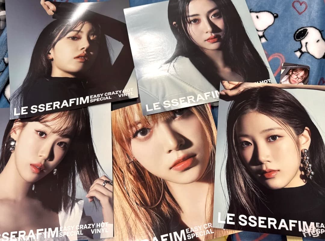 アナログ盤 LE SSERAFIM Easy Crazy Hot トレカ ルセラ