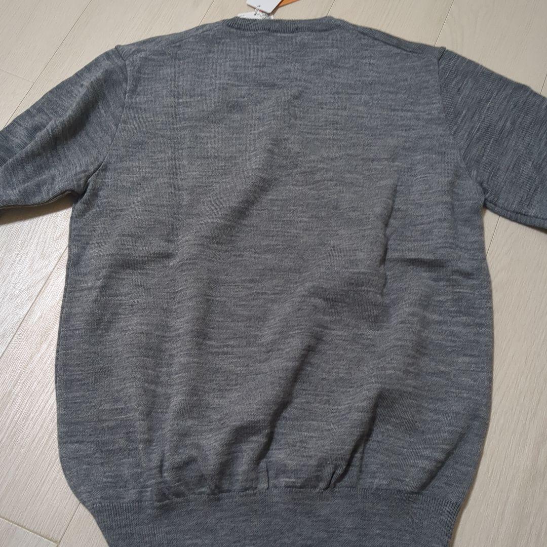 新品 マンシングウェア 吸湿発熱 ワッペンセーター M グレー