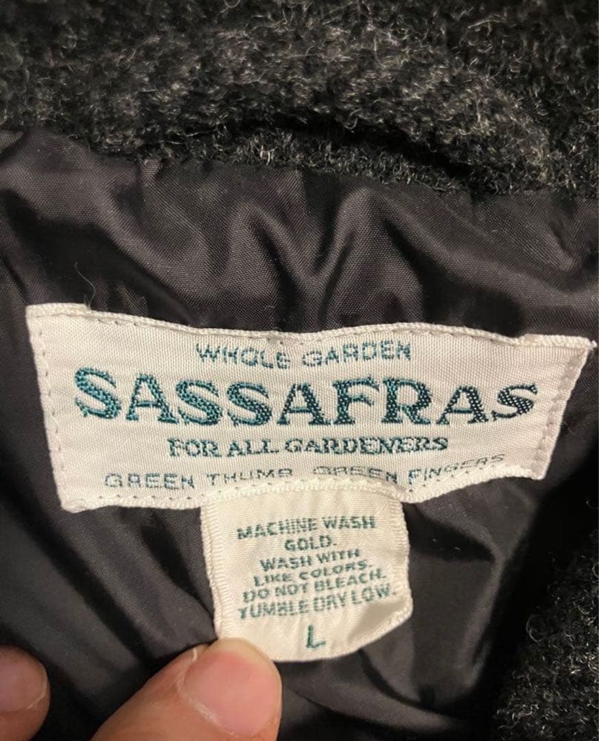 ササフラス　D/C Armor Jacket Heavy Herringbone