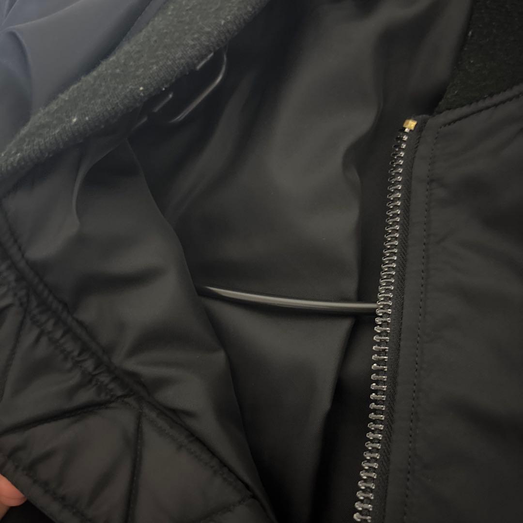 【エクストララージ✖アルファ】 XLARGE® ブラック MA-1 【Lサイズ】