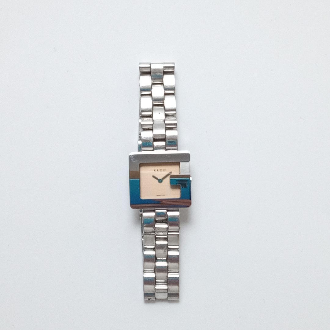 美品☆GUCCI　グッチ　レディース腕時計　3600L　スクエア【W7-12】