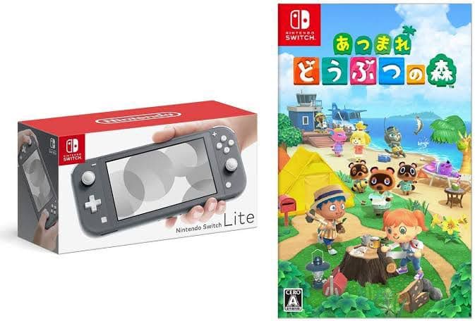 Switch グレー　あつまれどうぶつの森